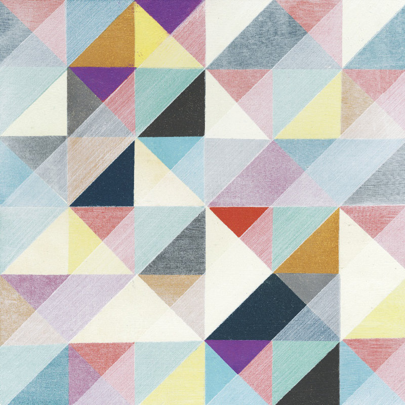 " Moderno I " by Jodi Fuchs Painting Print, 72'' H x 72'' W x 1.5'' D