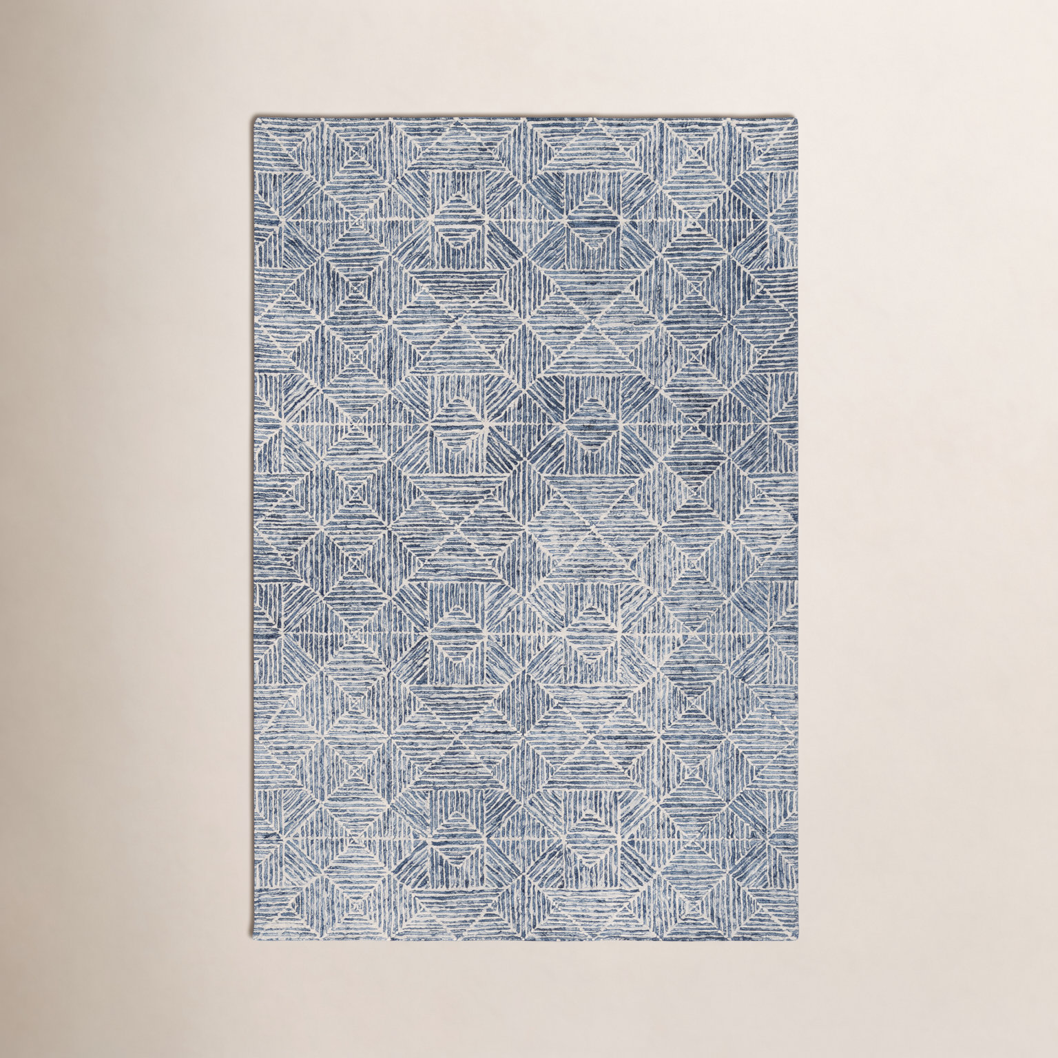 Linsly Handmade Rug, Rectangle 9' x 12'