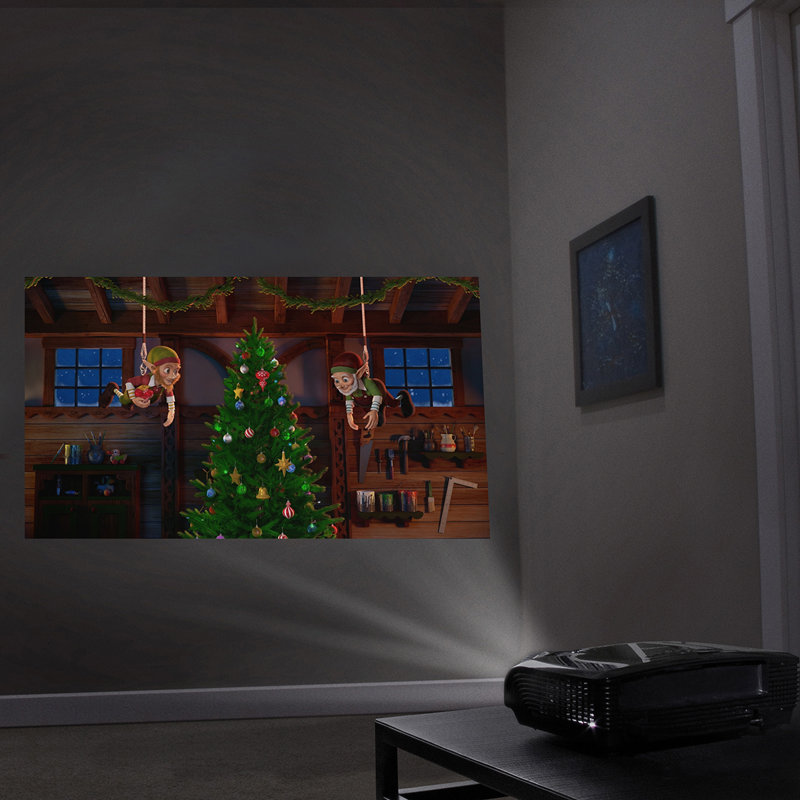 Décoration de Noël numérique sur USB comprenant 7 effets vidéo Atmosfx pour Noël