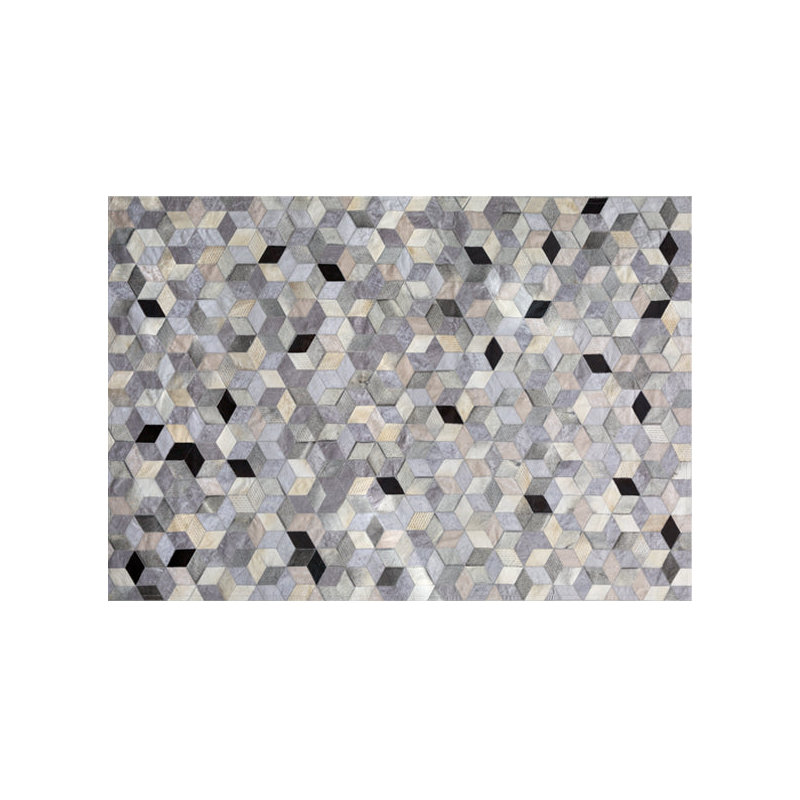 Art Hide Cowhide Area Rug in Gray, Rectangle 10' x 14'