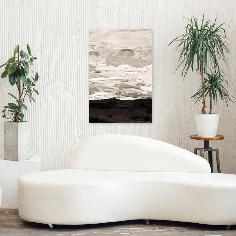 Art contemporain lever de soleil, H 36 po x l 24 po
