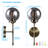Glass Globe Wall Sconce, Vintage Indoor Glass Wall Light,-299814671