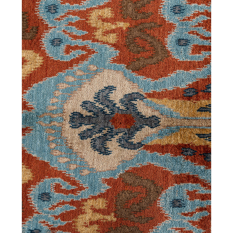 Overdyed One-of-a-Kind 8' 1" X 10' 1" Hand Knotted Area Rug
