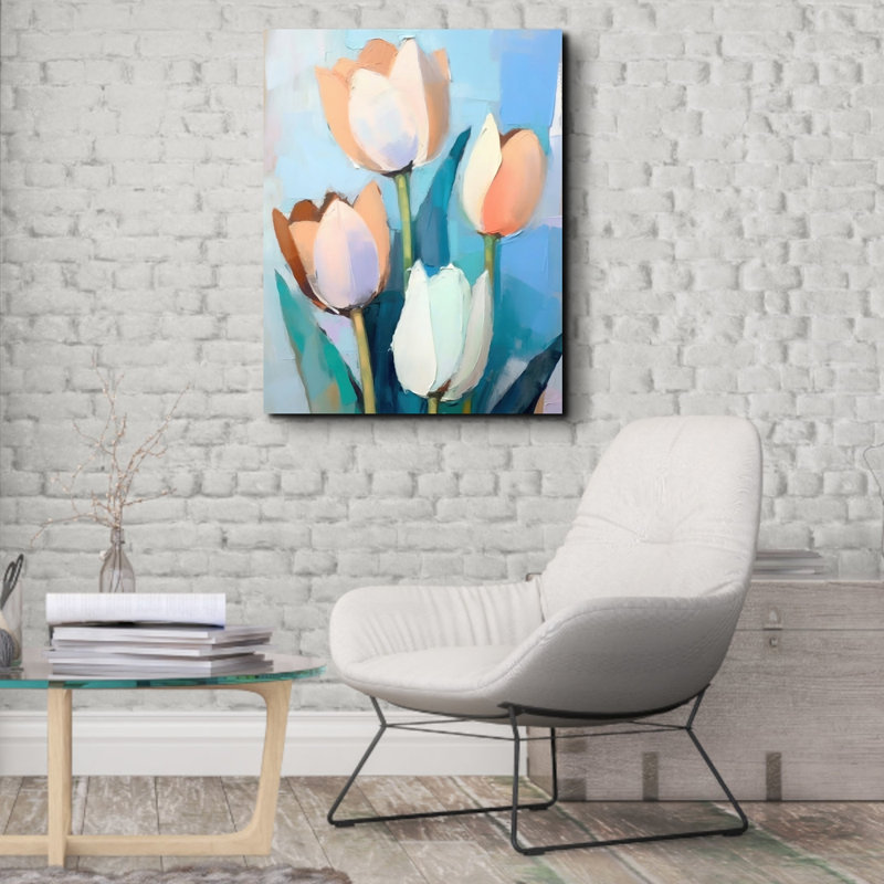" Tulips 5 ", 18" H x 15" W