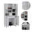 Tigard 1-Shelf 1-Drawer Pantry Cabinet White