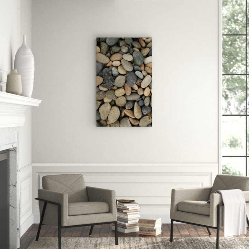 Beach Pebbles Print by Barclay Butera, 48" H x 30" W, Outdoor