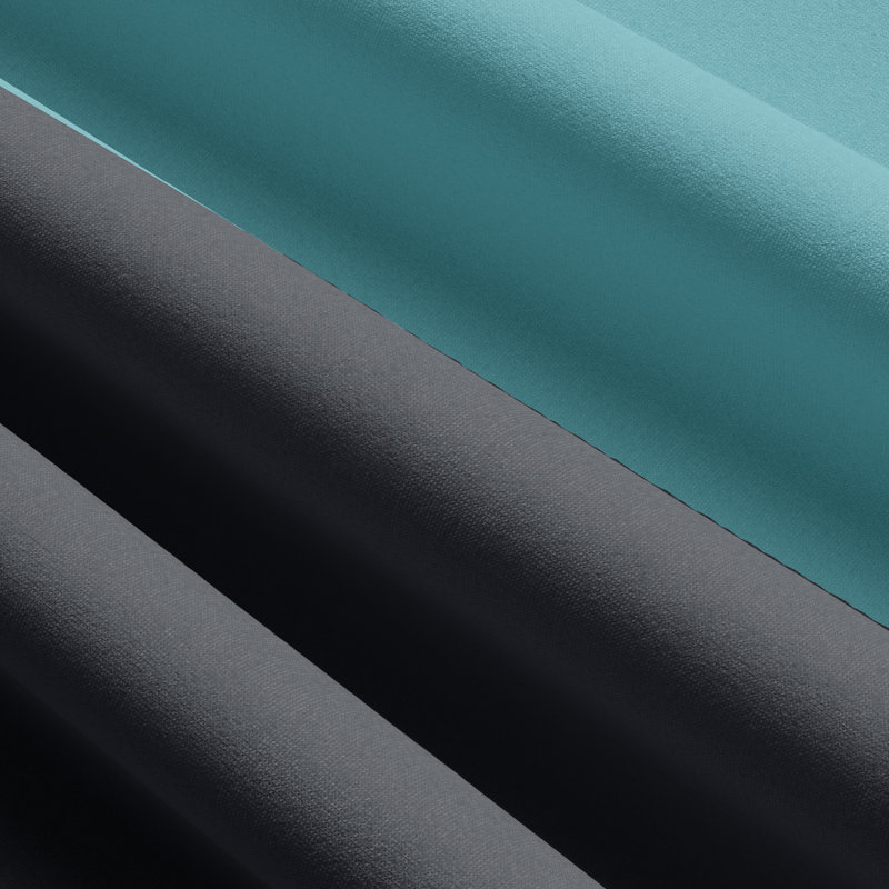 Reana Bedding, 135 x 200 cm - 1 Pillowcase (80 x 80 cm), Teal