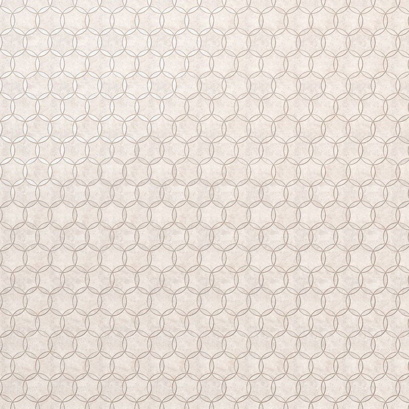 Étoile zen 3 pouces mosaïque mixte ivoire, Ivory