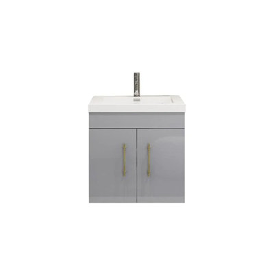 23.62'' Single Bathroom Vanity with Acrylic Top
