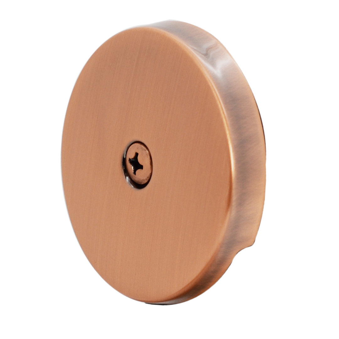 3-1/8" One-Hole Bathtub Overflow Faceplate and Screw Westbrass 