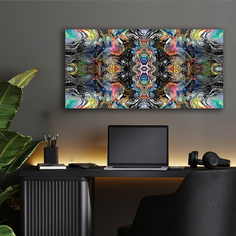 " Mind Reactor " by Pedro Gavidia, 24" H x 48" W