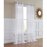 Ankrum Polyester Sheer Curtain Pair