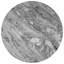 Tapis d'intérieur rond lavable abstrait gris anthracite 8 pi