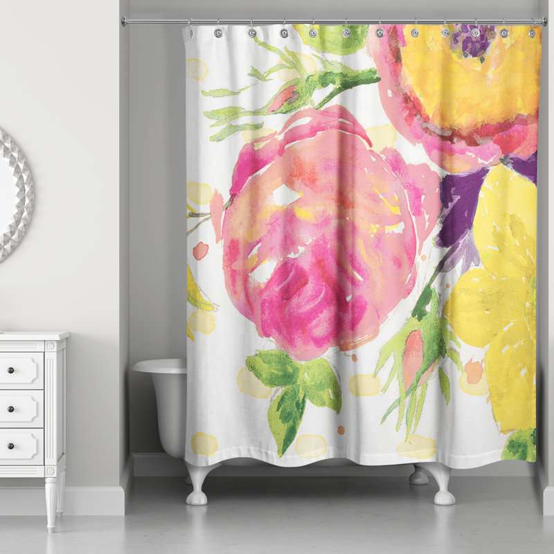 Rideau de douche simple Whitewell