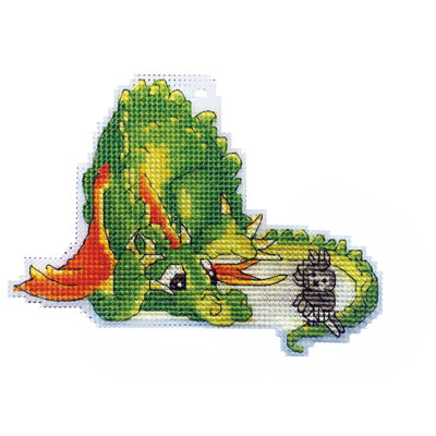 Dragon Counted Cross Stitch Kit by Alisena 8066A