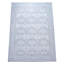 3X10 Gray William Morris Machine Washable Runner with Built-in Padding Non-Slip Backing (2'6" x 10')-737097557