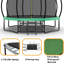 Trampoline récréatif extérieur avec sécurité et caractéristiques conviviales-113305461