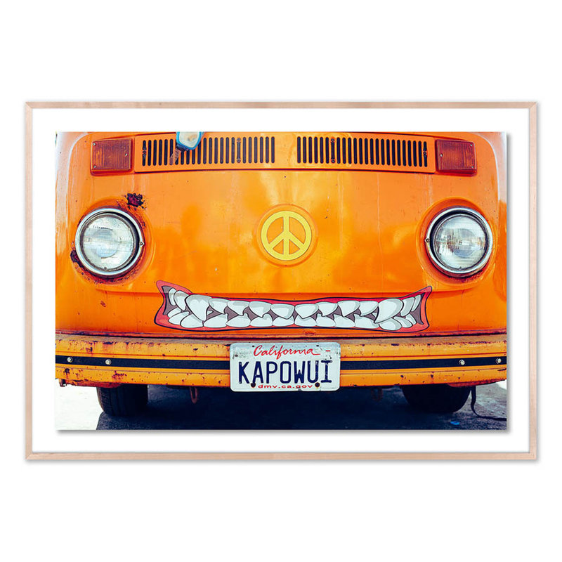 Beach Bum II Print by Erica Singleton, Natural, 42" H x 60" W x 2.5" D