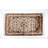 Kashan Silk Oriental Area Rug