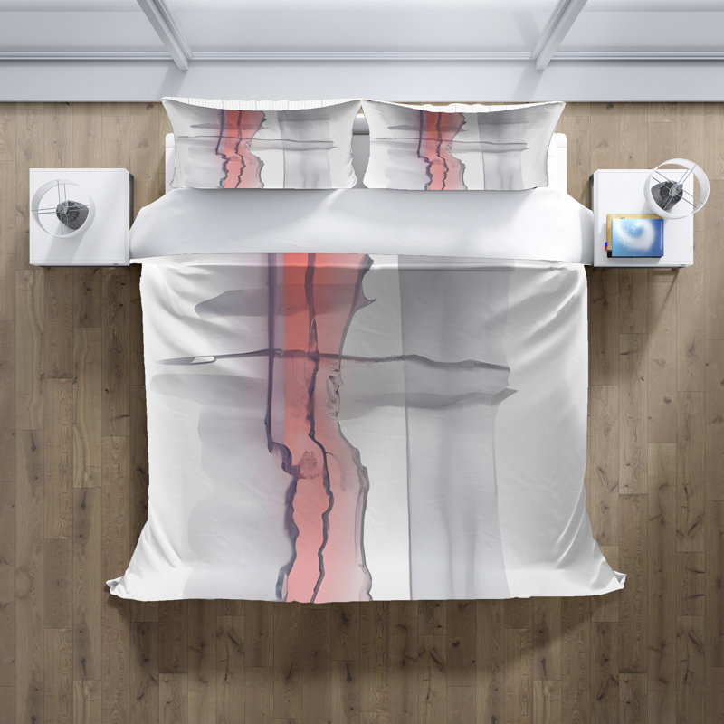 Abstract Duvet Cover, King Duvet Cover + 2 King Shams
