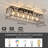 38.7" W 6-Light Dimmable Crystal Rectangle Flush Mount -1352468277