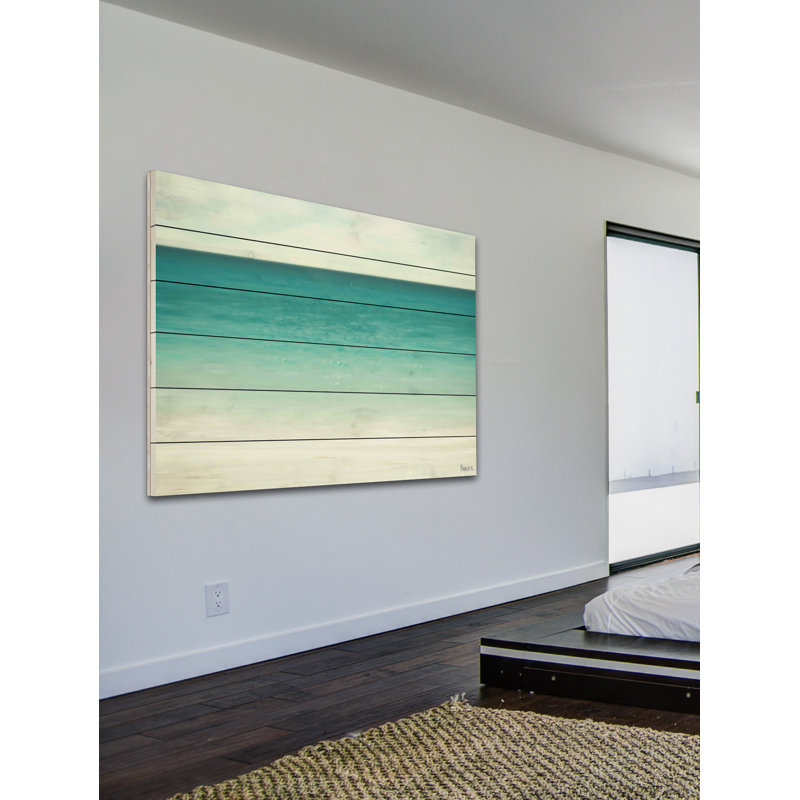 «Wonderful World», reproduction d'impression, H 16 po x l 24 po, Bois sans cadre