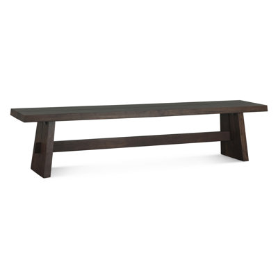 Acadia 79" Bench In Coffee Bean