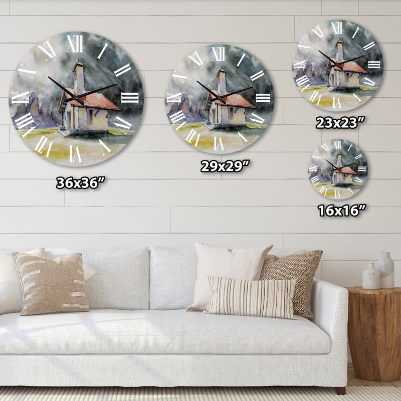 Horloge murale rustique, Grand