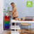 ECR4Kids 10-Drawer Everyday Mobile Storage Utility Cart, Craft Organizer-5867958