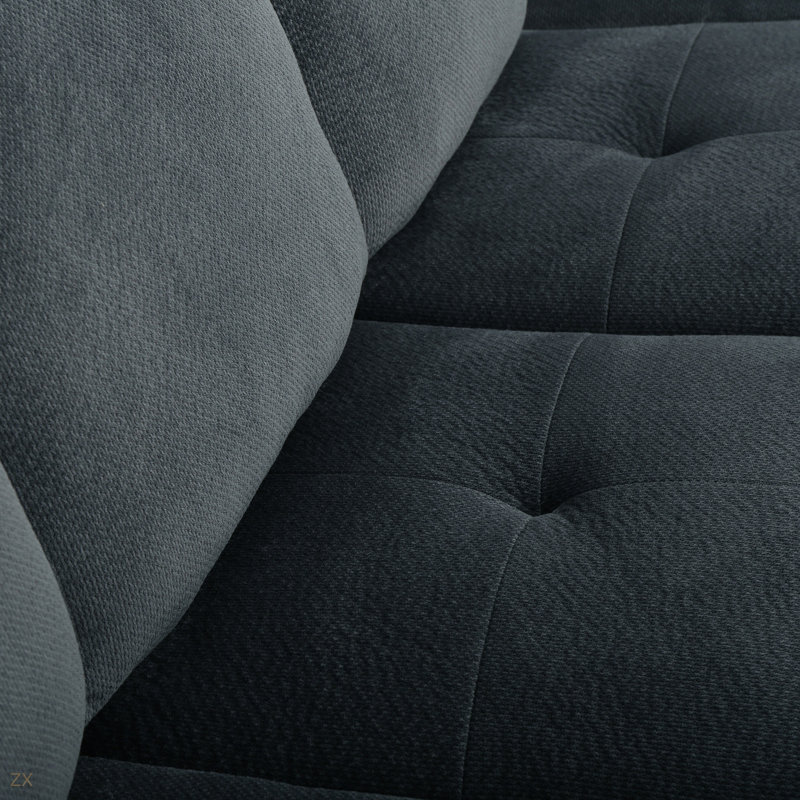 SOFA, canapé modulaire en L en polyester