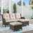 Bonia 72.44'' Wide Straight Patio Sofa with Cushions-1333646176