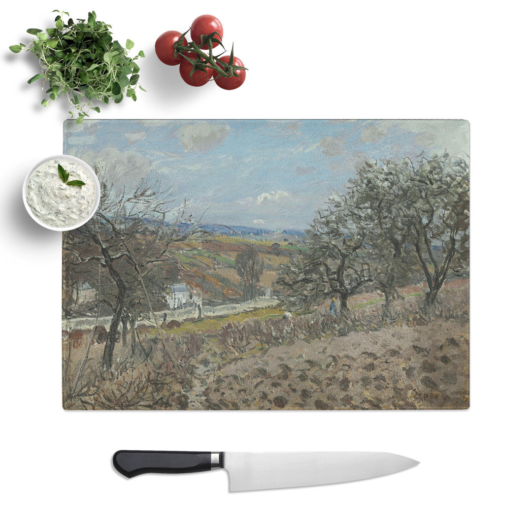 Bougival by Alfred Sisley Chopping Board