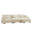 Canapé modulaire en velours surdimensionné Comfort-1178818921
