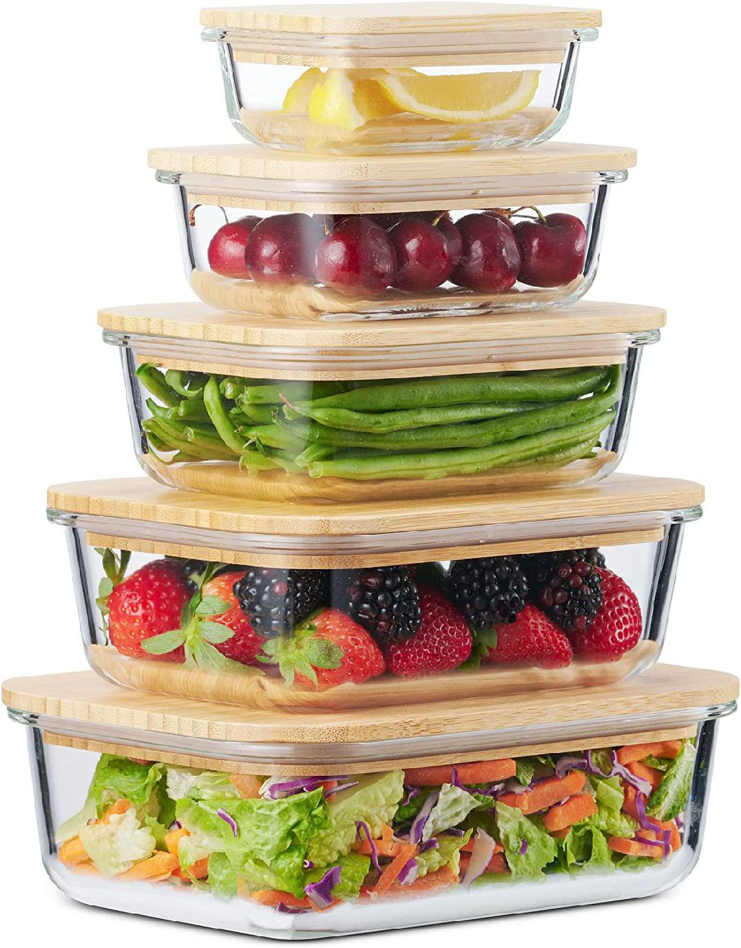 Matamoras 3 Container Food Storage Set (Set of 3) Prep & Savour