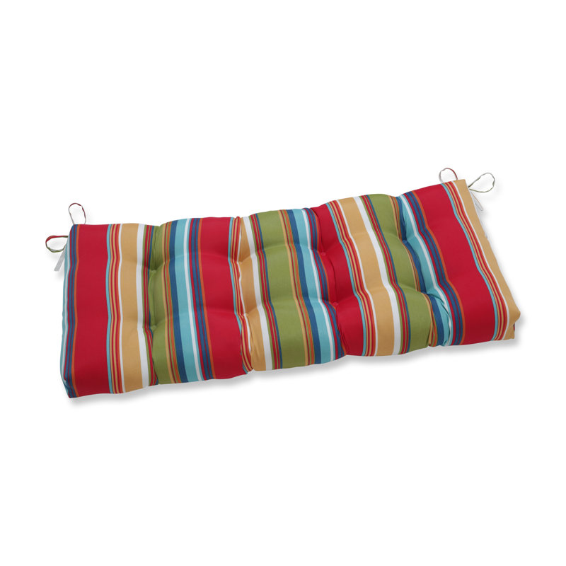 Coussin de siège intérieur / extérieur Crosthaiti, Rouge, L 44 po