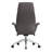 Adelmar Executive Conference Office Chair – Leather Swivel Task Seating with Lumbar Support and Aluminum Frame for Home Office, Study-660000220