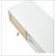 Meuble télé 55,25 po en rotin, portes coulissantes doubles pour le rangement, tablette réglable, pieds en bois massif, console télé pour le salon-1417363438
