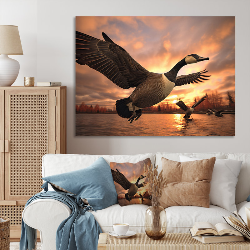 Canada Canada Bernache du Canada I, reproduction d'art sur toile, 24" H x 32" W, Toile tendue