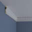 3 1/2"H x 1"P x 94 1/2"L Munich Dentil Chair Rail Moulding