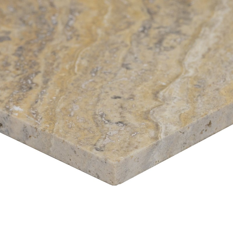 Marzana Aurelia 18 in. x 18 in. Honed Travertine Floor and Wall Tile