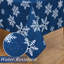 Nappe de Noël à motifs de flocons de neige – Polyester lavable, usage intérieur/extérieur – Idéale pour la table, la cuisine et la décoration des fêtes-1123069866-1123069869