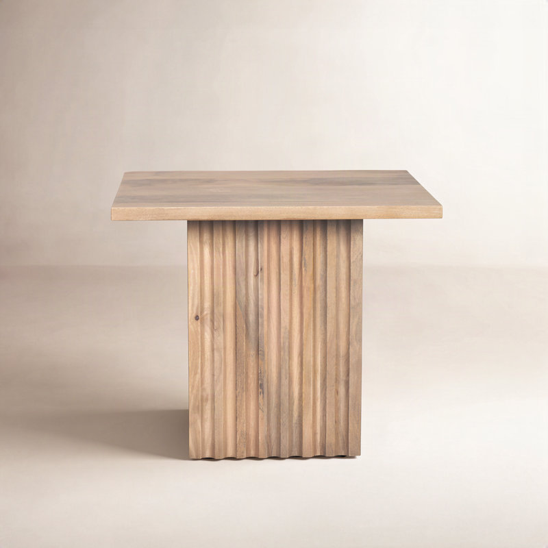Maverick Solid Wood Top End Table