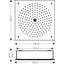Raindance 2.5 GPM Rain Shower Head-16192179