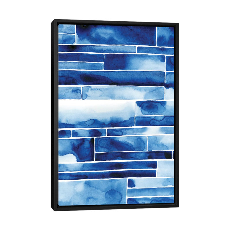«Mystifié I», reproduction sur toile, H 26 po x l 18 po x P 1,5 po, Toile avec cadre flottant noir, Pas de tapis