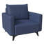 Fauteuil d'appoint en cuir Lapathos-480873137