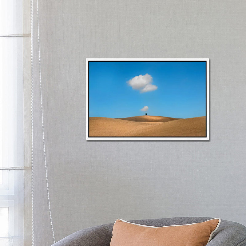 Tuscany by Jure Kravanja - Floater Frame Print on Canvas, 66.04 cm H x 45.72 cm W, White Floater  Framed