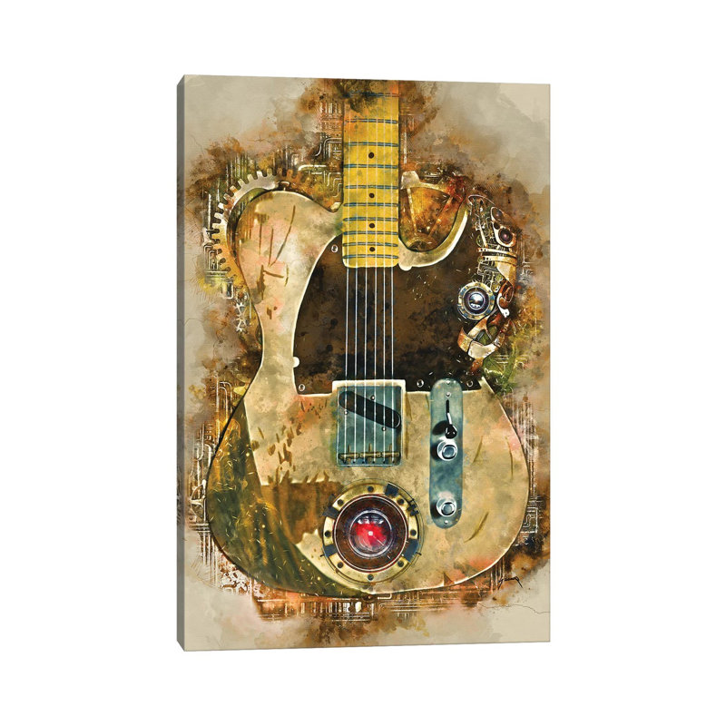 Impression de Jeff Beck's Steampunk par Pop Cult, impression sur toile tendue, H 18 po x l 12 po x 1,5 po