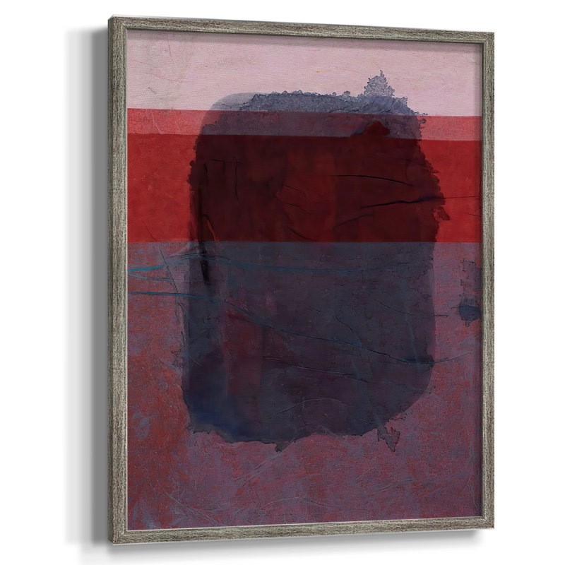 «Souvenir de Rothko I», reproduction encadrée - bois massif, H 30 po x l 24 po