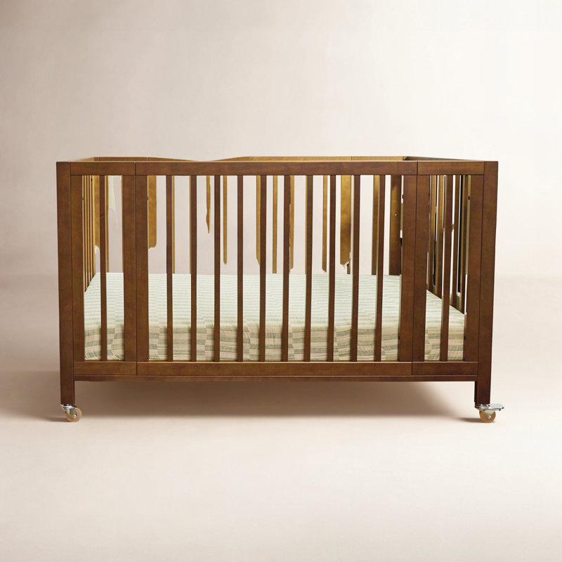 Lit de bébé convertible 9-en-1 Rollin Rollin, Noyer naturel