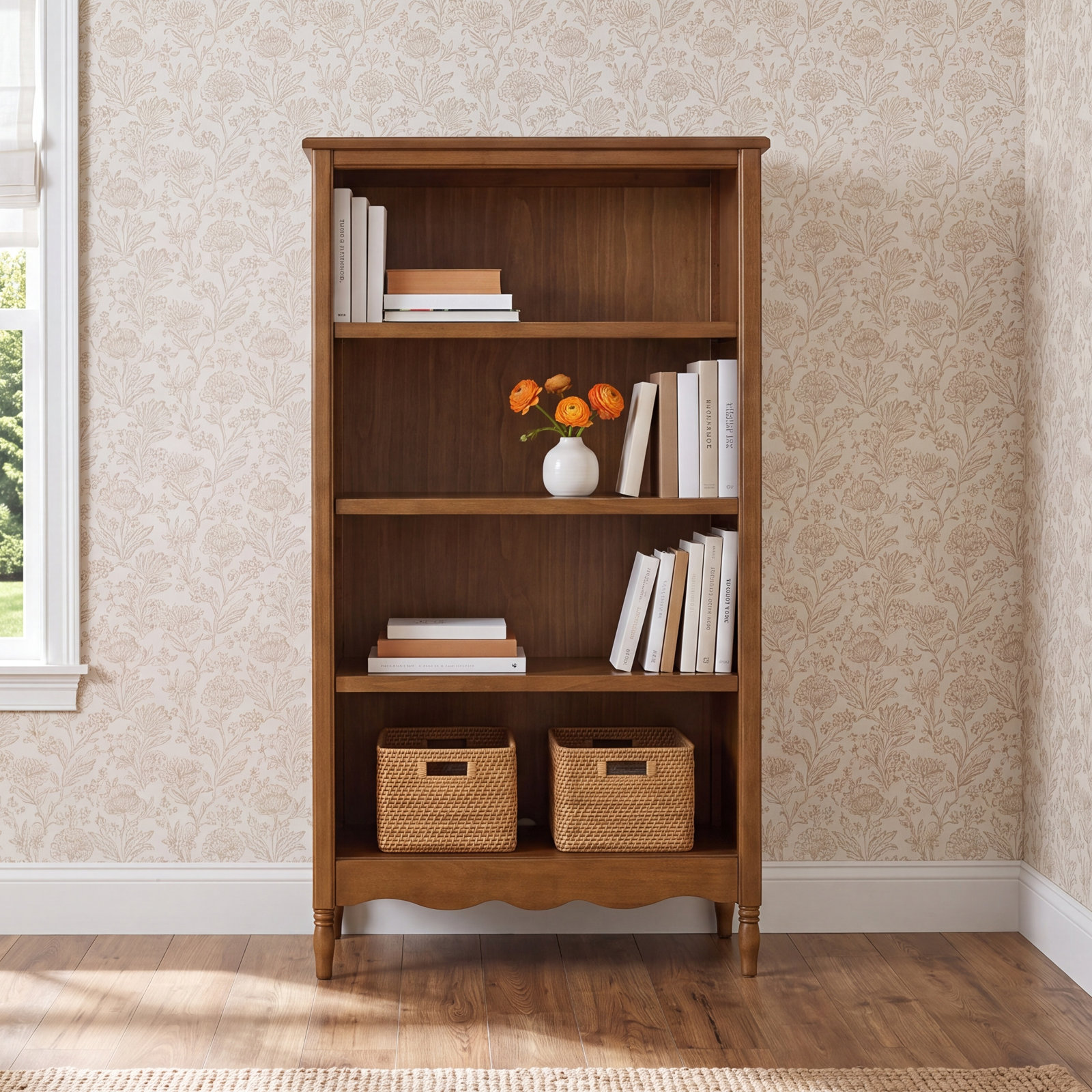 Liberty Narrow Bookcase, Brown